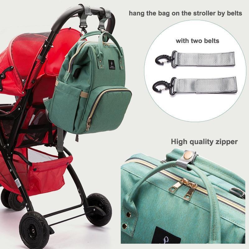 Mommy-N-Me® 8 in 1 Multipurpose Diaper/ Food/ Clothes Baby Bag for Parents - Great Value Novelty 
