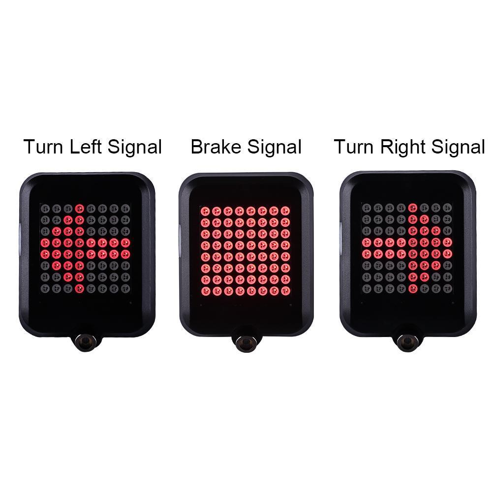 Bike Intelligent Taillight with USB Charging - LED 6 modes - Great Value Novelty 
