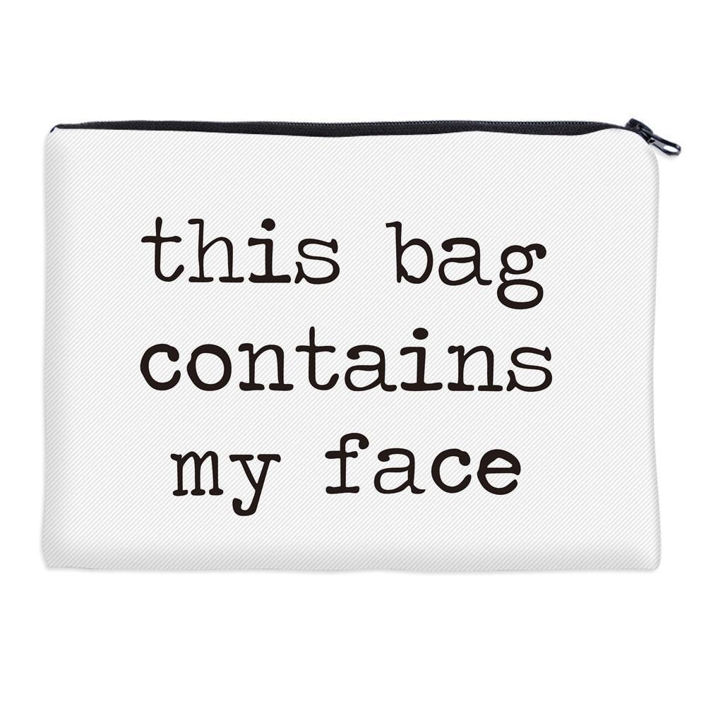 `Contains my face` - Makeup Bag 2018 edition