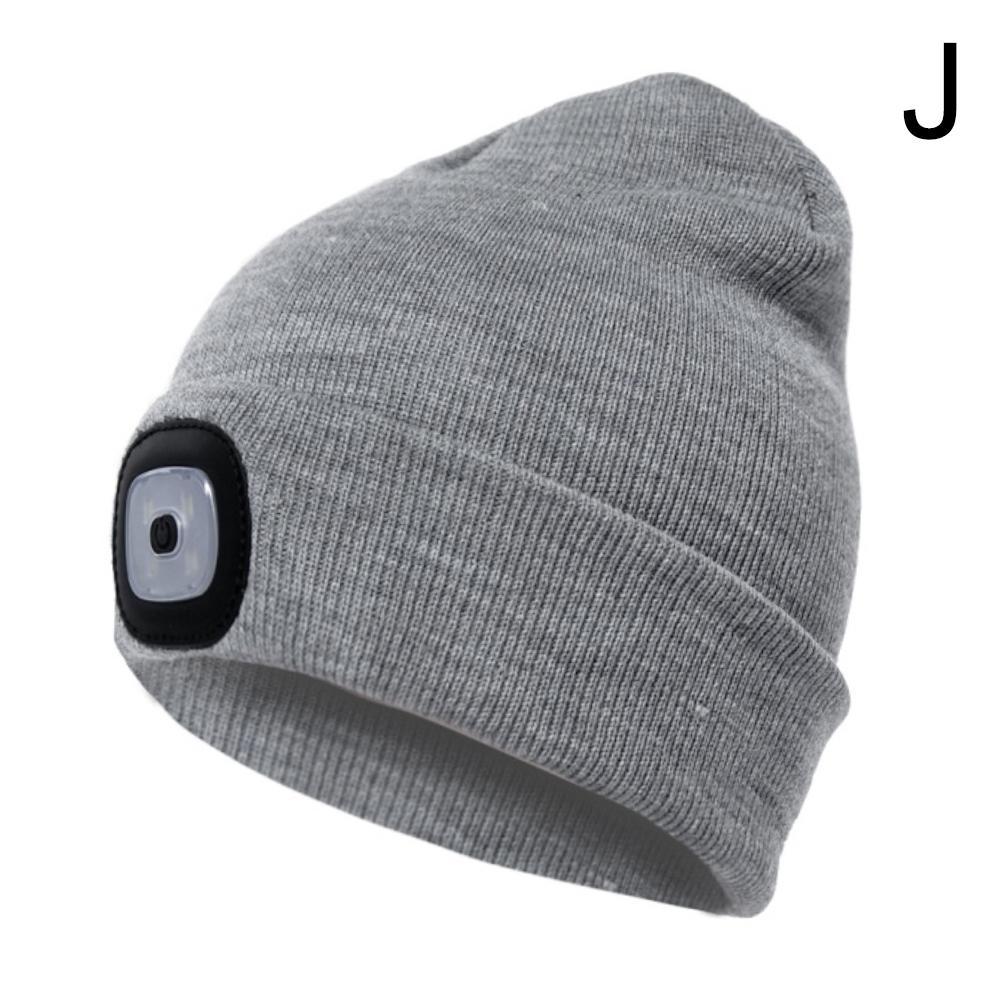 Unisex Beanie Hat with Rechargeable Led Light