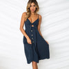 Women's Bow Backless V-Neck Party/Casual Dress