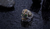 Custom Emerald Skull Ring - Great Value Novelty 
