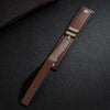Biker Wide Cuff Leather Bracelet with Adjustable Strap - Great Value Novelty 