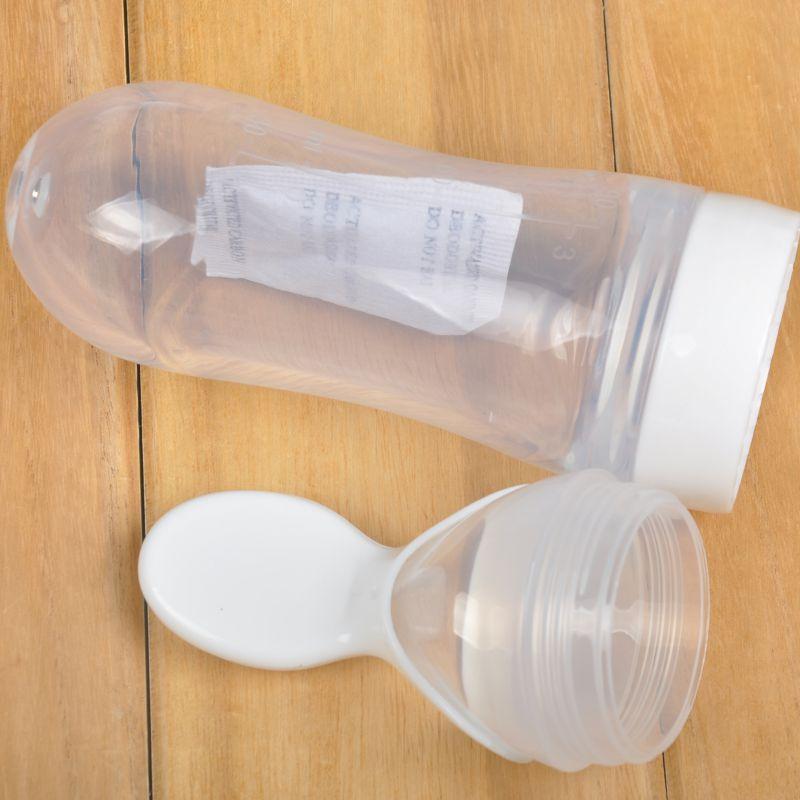 Spoono-Feed™ - Baby Feeding Bottle With Spoon - Great Value Novelty 