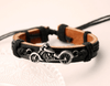 Leather Biker Bracelet - Great Value Novelty 
