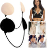 Load image into Gallery viewer, Frontless Invisible Strapless Push Up Bra