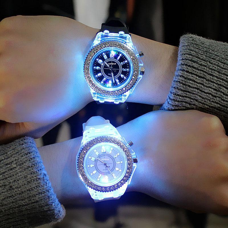 Women's LED Luminous Noctilucent Analog Wrist Watch
