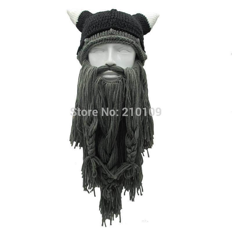 Barbarian Viking Beard Beanie - Great Value Novelty 