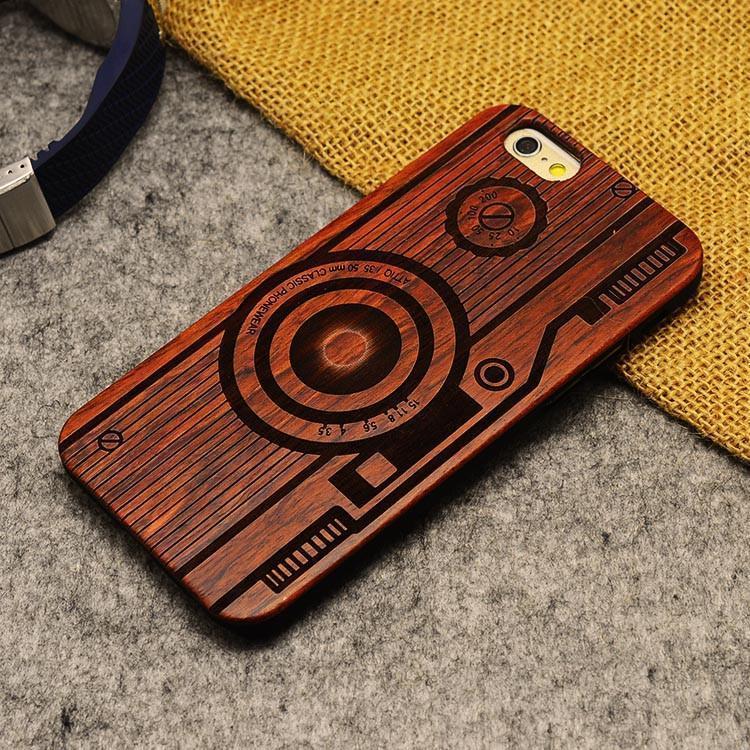 Premium Wood Carved I Phone Case - Great Value Novelty 
