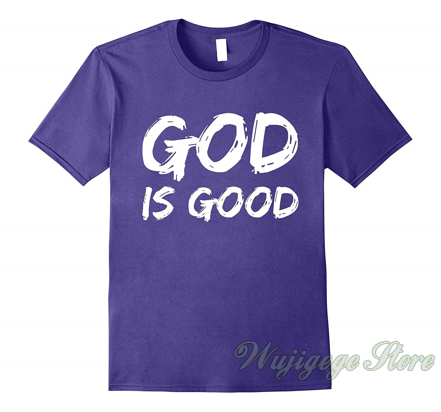 Summer funny print God Is Good Awesome Christian Gift Faith & Grace t shirt men women tops tee 100% cotton tshirts