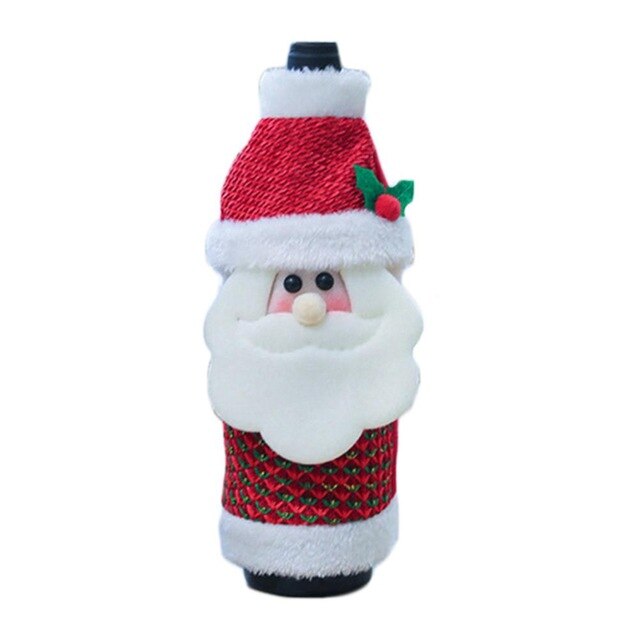 Christmas Wine Bottle Sweater Holiday Champagne Bottle Cover With Hat For Party Bottle Home Decoration Accessories #BO