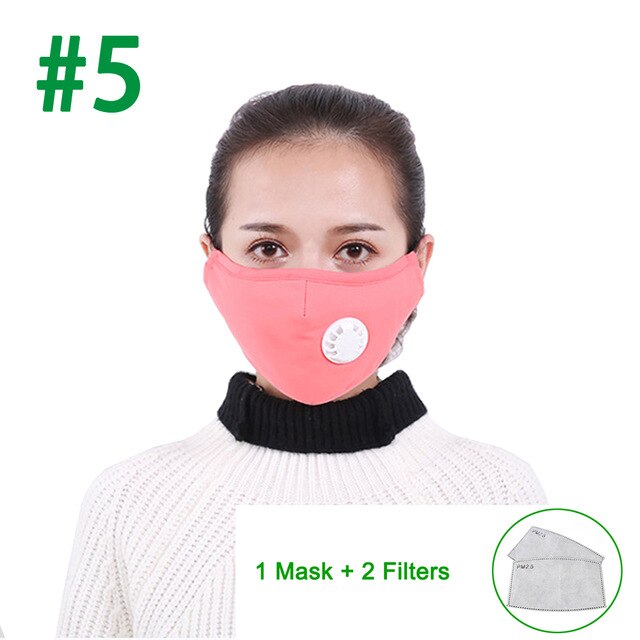 Anti Virus N95 Mask Respirator Washable Reusable Cotton Unisex Mouth Allergy/Asthma/Travel/ Cycling