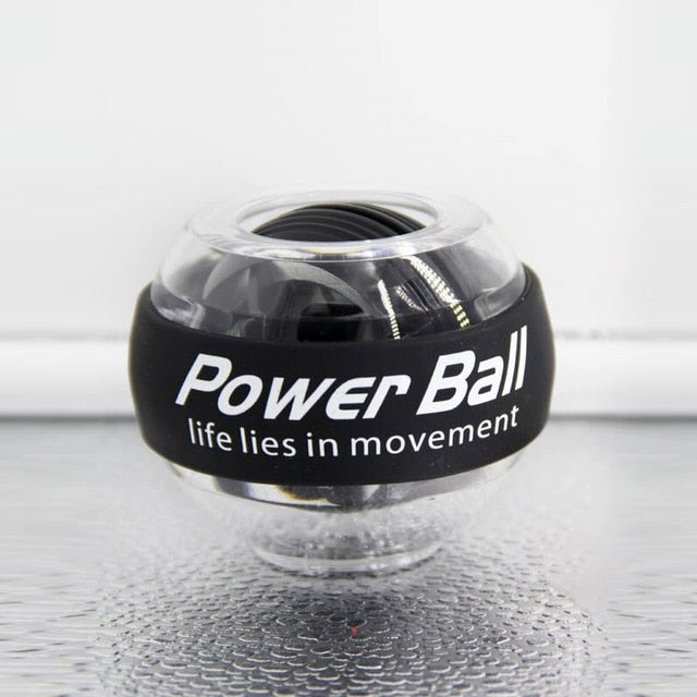 Rainbow LED Muscle Power Ball Wrist Ball Trainer Relax Gyroscope PowerBall Gyro Arm Exerciser Strengthener Fitness Equipments