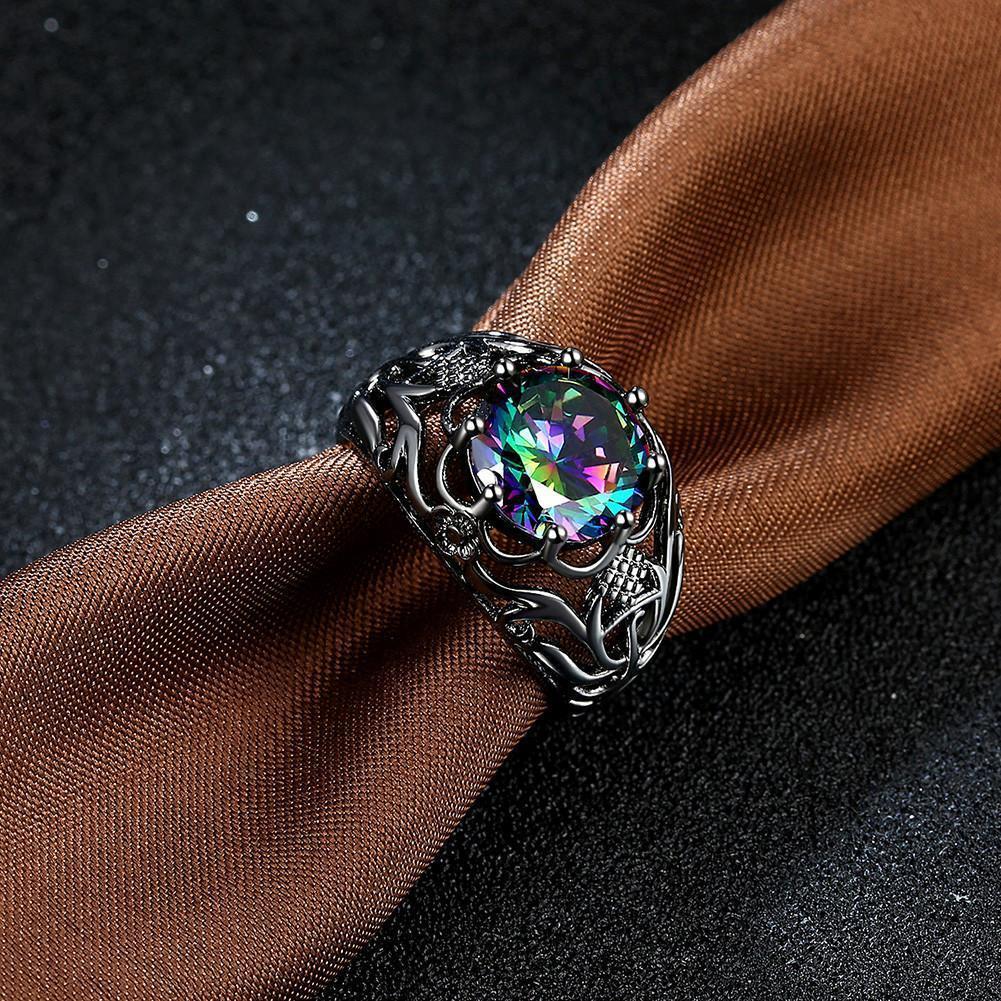 Fire Opal Ring- Free worldwide shipping - Great Value Novelty 