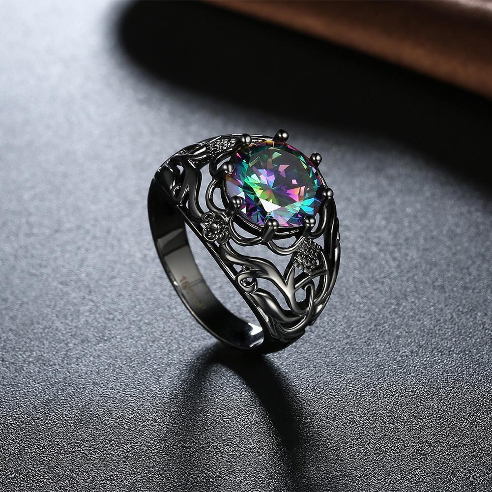 Fire Opal Ring- Free worldwide shipping - Great Value Novelty 