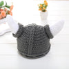 Vikings Helmet Hand-Knitted Crochet Beanie - Orelio Store