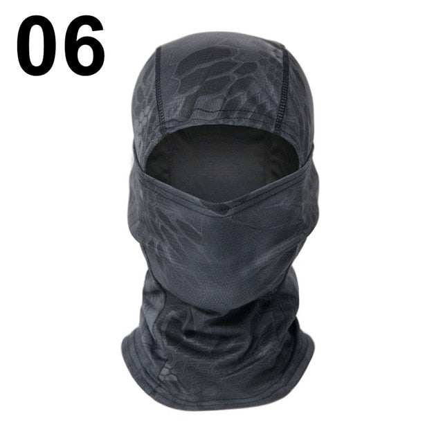 Outdoor Tactical Full Face Camo Print Balaclava Headwear