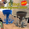 6 Shot Glass Dispenser Holder Carrier Caddy Liquor Dispenser Party Drinking Games Bar Cocktail Wine Beer Quick Filling Tool
