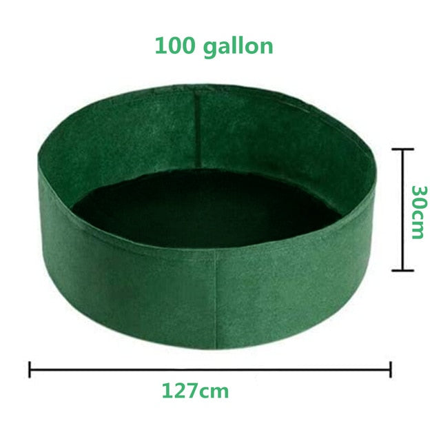Garden Round Planting Grow Bags Fabric Container