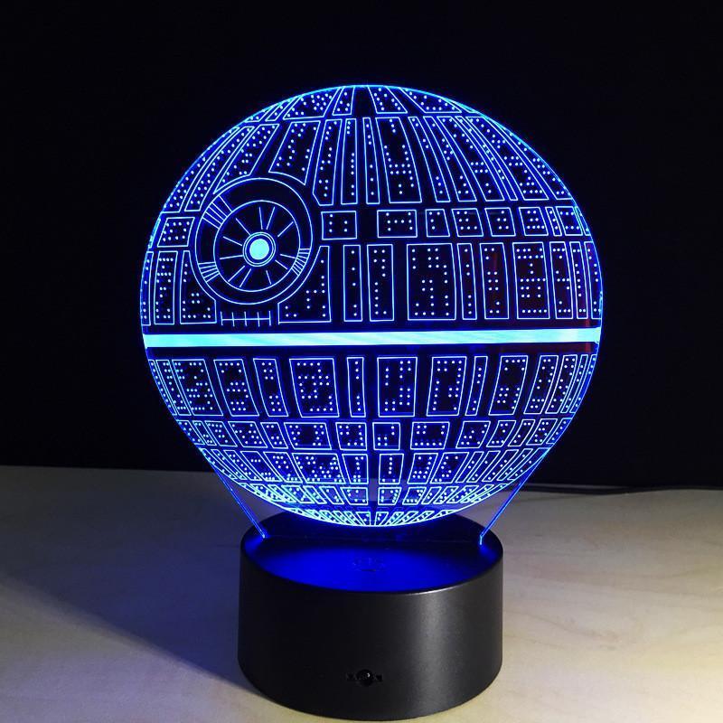 Amazing 3D Illusion  Star Wars Lamp - Great Value Novelty 