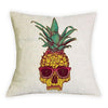 Pineapple Cushion Cover Christmas Festival Skull Sunglasses - Great Value Novelty 