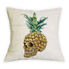 Pineapple Cushion Cover Christmas Festival Skull Sunglasses - Great Value Novelty 