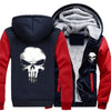 Load image into Gallery viewer, Punisher Skull Zipper Hoodie - Great Value Novelty 