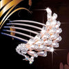 Load image into Gallery viewer, Peacock pearl crystal Rhinestone Hair clip - Great Value Novelty 