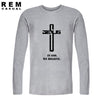 In God We Trust/believe long sleeve t shirt Christian Cross belief