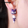 Load image into Gallery viewer, Cute Fox Earrings - Great Value Novelty 