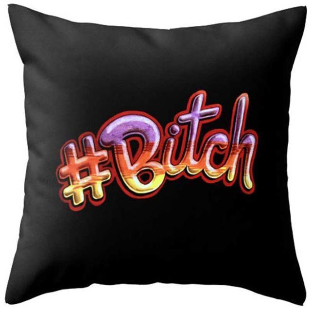 Fuck you cotton pillow covers 45*45 Cms - Great Value Novelty 