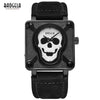 Baogela Mens Waterproof Wrist Watches with Luminous Skull - Great Value Novelty 