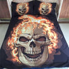 Load image into Gallery viewer, 3D Skull Bedding Set Cotton Blend Duvet Cover Set with Pillowcases - Great Value Novelty 