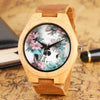 Load image into Gallery viewer, Women&#39;s Natural Wood Skull Watch - Orelio Store