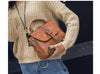 Load image into Gallery viewer, Women&#39;s Riveted Biker Leather Hand Bag