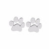 Dog/ Cat Paw Stud Earrings - Great Value Novelty 