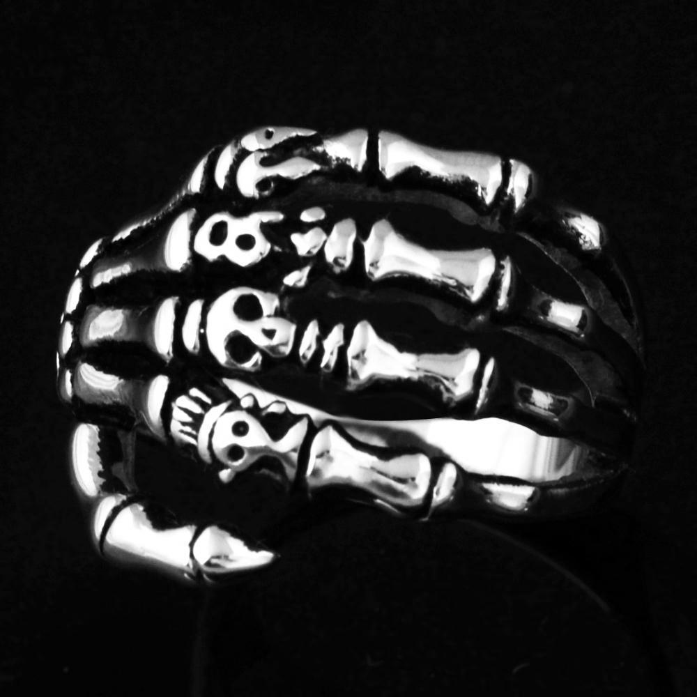 Skull Hand Bone Ring - Great Value Novelty 