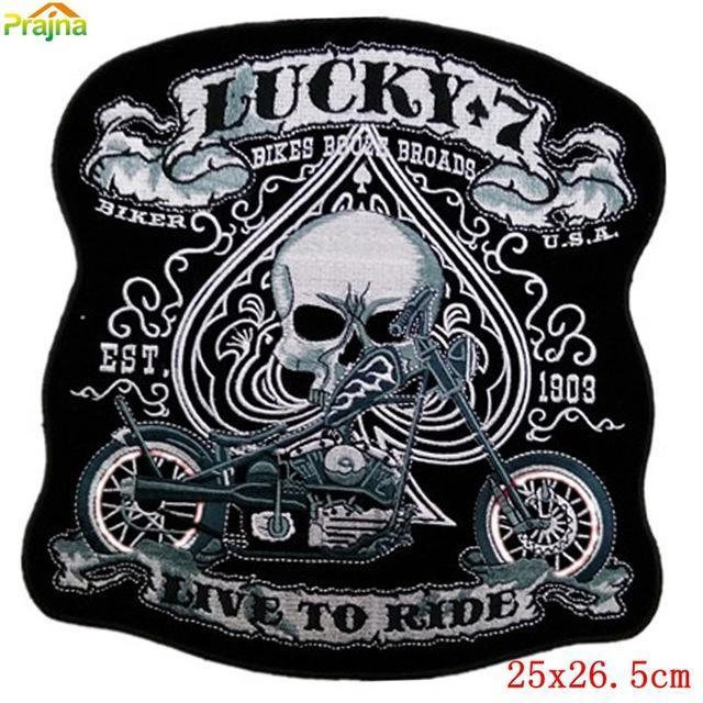 Punk Rock Biker Jacket Patch - Great Value Novelty 