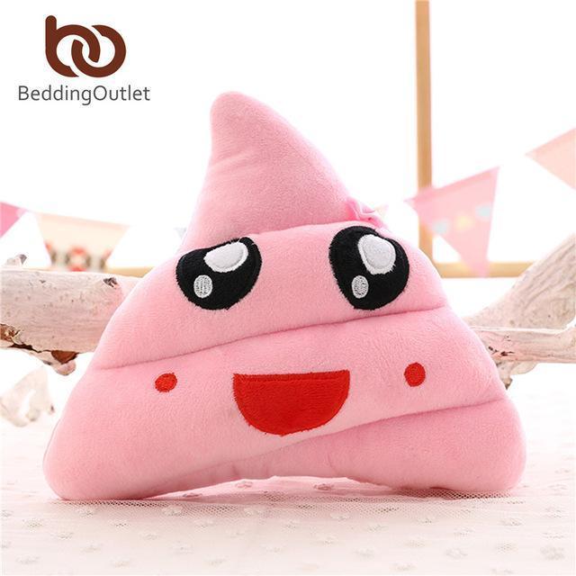 BeddingOutlet Smile Cushion Poop Emoji Pillows - Great Value Novelty 