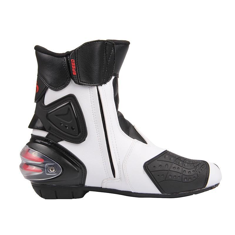 PRO-BIKER SPEED Ankle Joint Protective Gear Motorcycle Boots - Great Value Novelty 