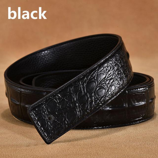 Genuine Leather Alligator Belt - Great Value Novelty 
