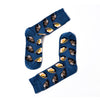 Load image into Gallery viewer, New 5 pair Seafood Pattern Cotton Crew Men Socks Oysters Shell Shrimp Codfish Tide Brand Hip Hop Funny Novelty Funky Harajuku Winter - Great Value Novelty 