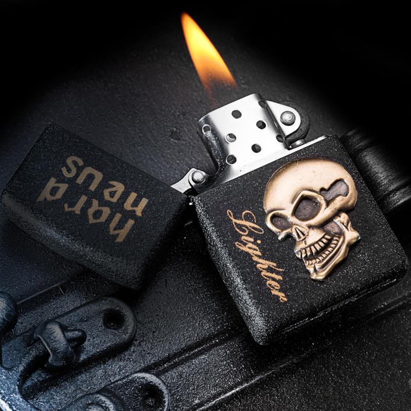 Retro Metal skull Cigarette lighters - Great Value Novelty 