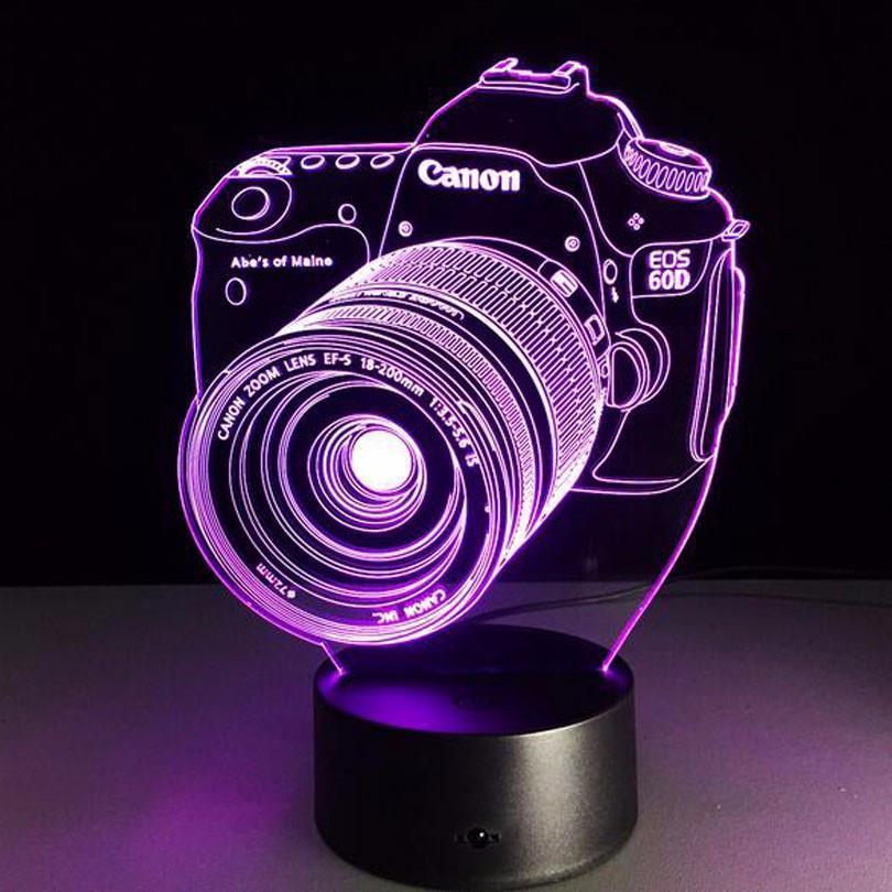 3D DSLR Camera Lamp - Great Value Novelty 