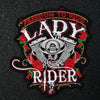 Lady Rider Biker Patch - Great Value Novelty 