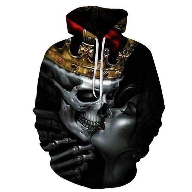 Skull Amazing 3D Unisex Hoodies 2018 Edition : 25 Amazing Designs Inside - Great Value Novelty 