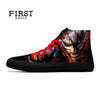 Skull Canvas Shoes - Great Value Novelty 