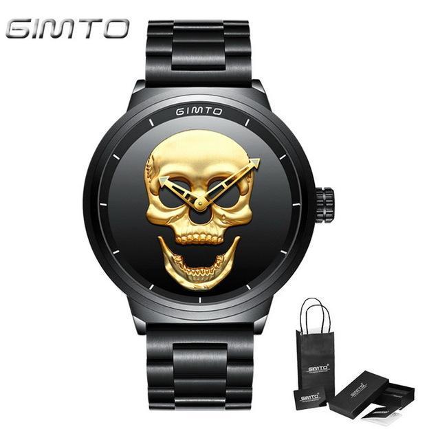 GIMTO Luxury Steel Water Resistant Male Watches - Great Value Novelty 