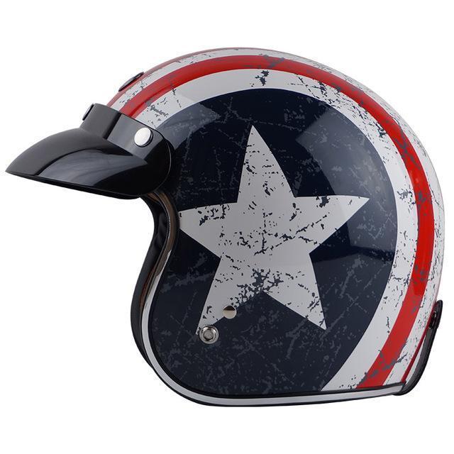 Vintage Motorcycle Helmet
