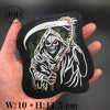 Embroidered Skull Iron Patches - Great Value Novelty 